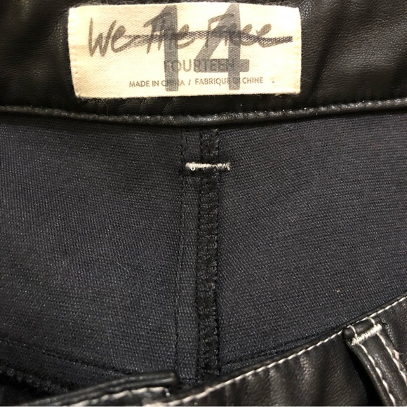 The It Factor vegan leather pants by We The Free from Free People in size 14 - Picture 12 of 15